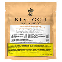 Charger l'image dans la galerie, Refresh™- CBG + CBD Mango Gummy Drop-010