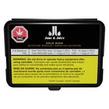 Charger l'image dans la galerie, Gold Rush Full Spectrum Shatter Ampules-02