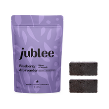 Load image into Gallery viewer, Blueberry & Lavender THC:CBN:CBD Fruit Bars-01