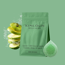 Load image into Gallery viewer, Serene™- CBD Green Apple Gummy Drop-01