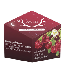 Load image into Gallery viewer, Real Fruit Dark Cherry 5:1 CBN:THC Gummies-02