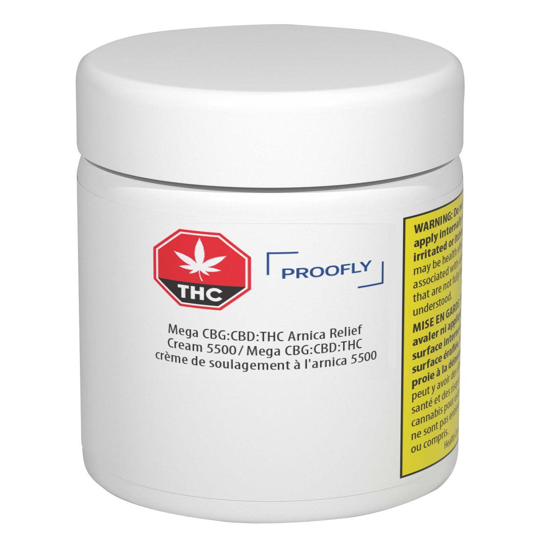 Mega CBG+CBD+THC 5500 Arnica Relief Cream-01