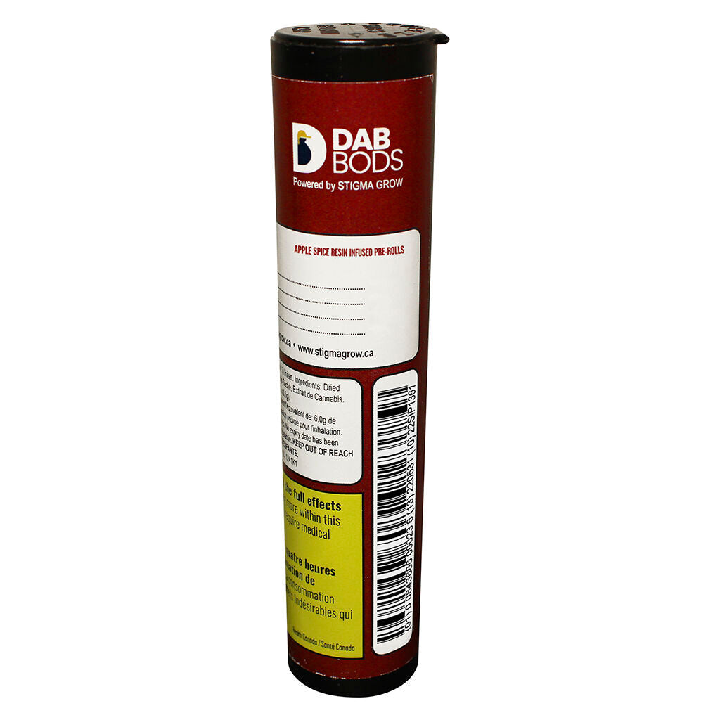 Dab Bods Apple Spice Resin Infused Pre-Rolls-01