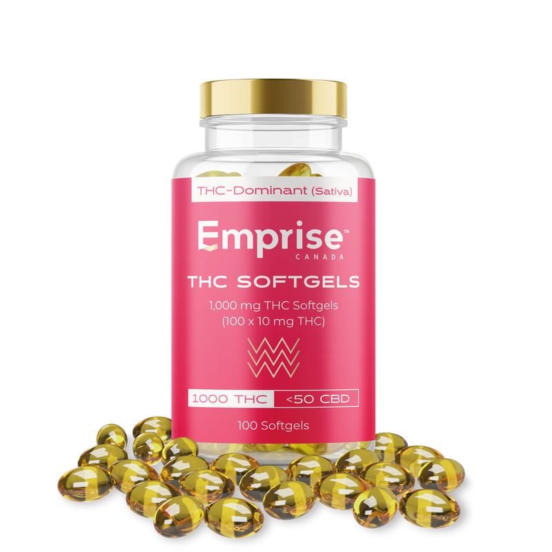 10 mg THC x 100 Softgels (1,000 mg THC)-01