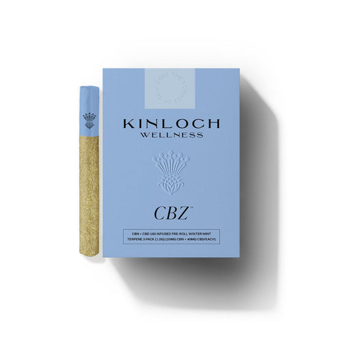 CBZ™ - CBN + CBD 180 Infused Pre-Roll Winter Mint Terpene 3 pack-01