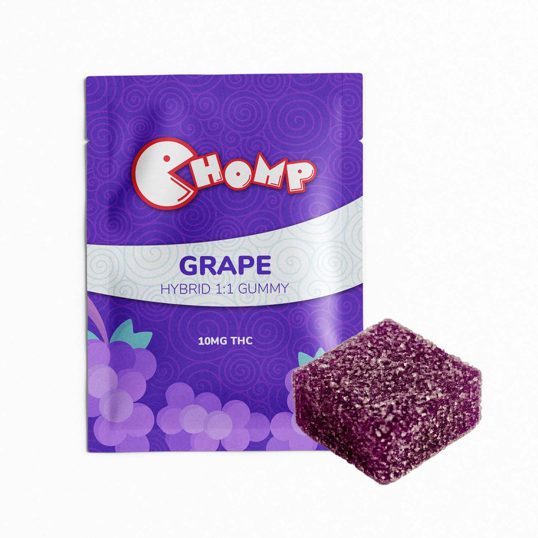 Grape Hybrid 1:1 Gummy – Stash Club