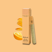 Charger l&#39;image dans la galerie, Refresh™ - CBG + CBD 210 Citrus Orange Terpene Infused Pre-Rolls-01
