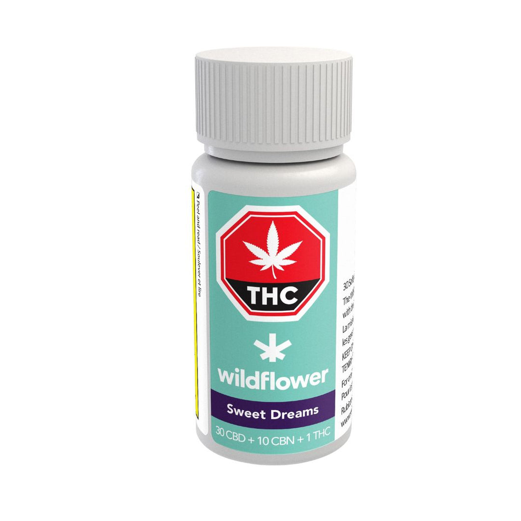 Sweet Dreams CBD + CBN + THC Softgels-01