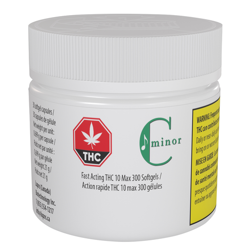 Fast Acting THC 10 Max 300 Softgels-01