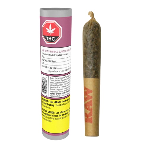 Purple Sunset Disti Joint Infused Pre-Roll-01